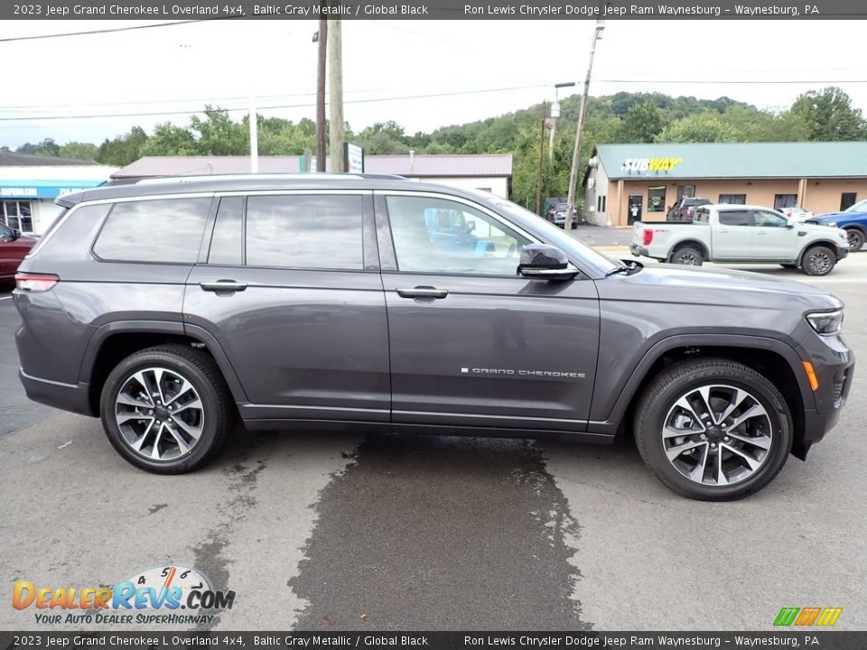 2023 Jeep Grand Cherokee L Overland 4x4 Baltic Gray Metallic / Global Black Photo #7