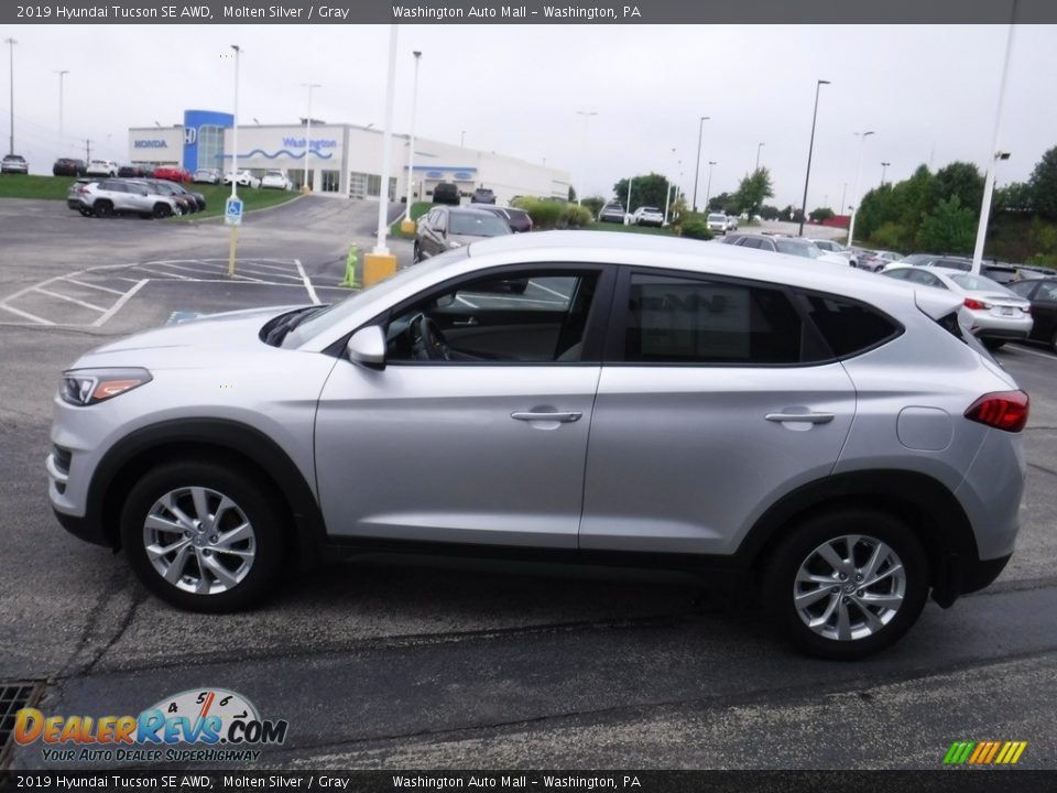 2019 Hyundai Tucson SE AWD Molten Silver / Gray Photo #7