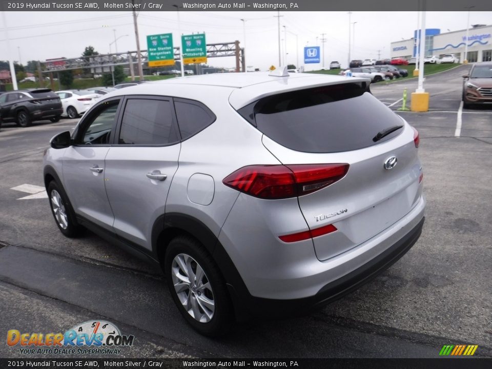 2019 Hyundai Tucson SE AWD Molten Silver / Gray Photo #8