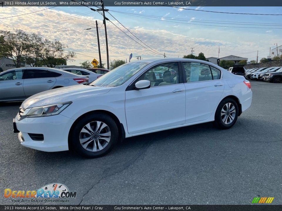 2013 Honda Accord LX Sedan White Orchid Pearl / Gray Photo #4