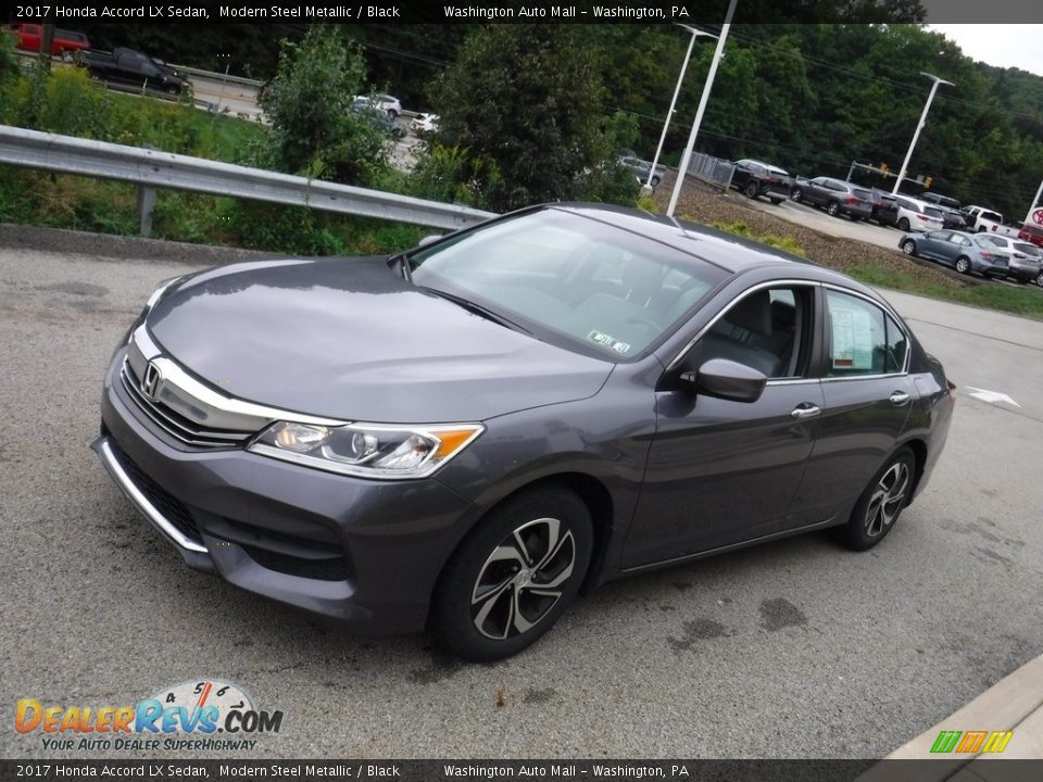 2017 Honda Accord LX Sedan Modern Steel Metallic / Black Photo #10