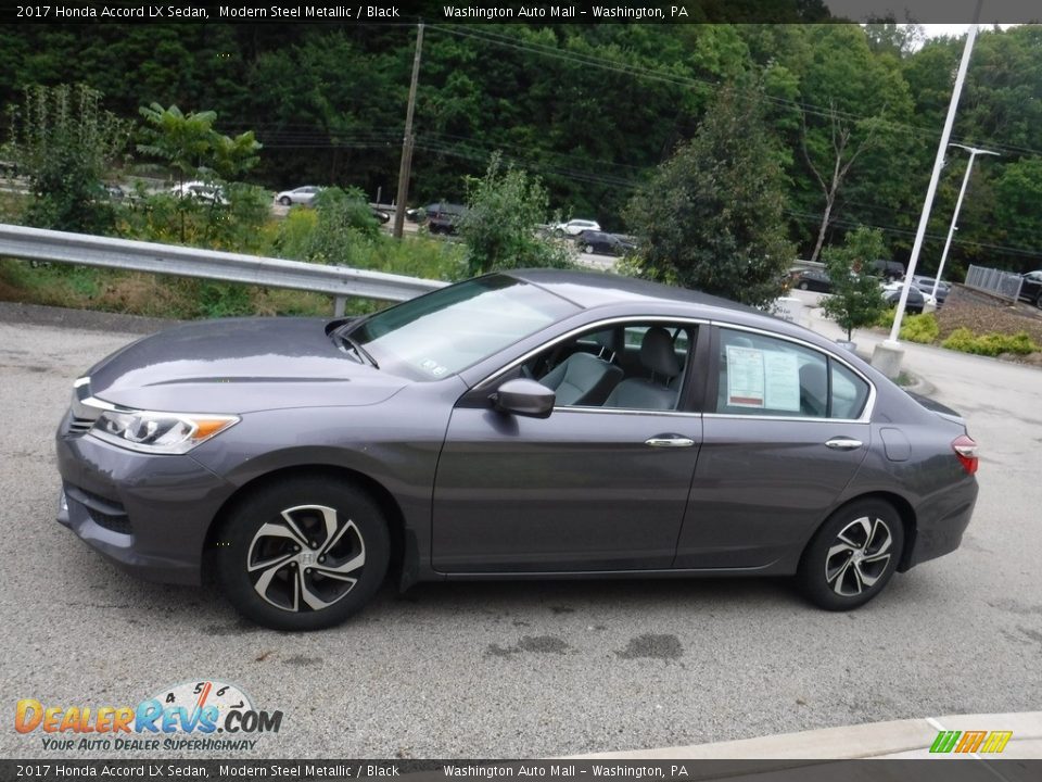 2017 Honda Accord LX Sedan Modern Steel Metallic / Black Photo #11