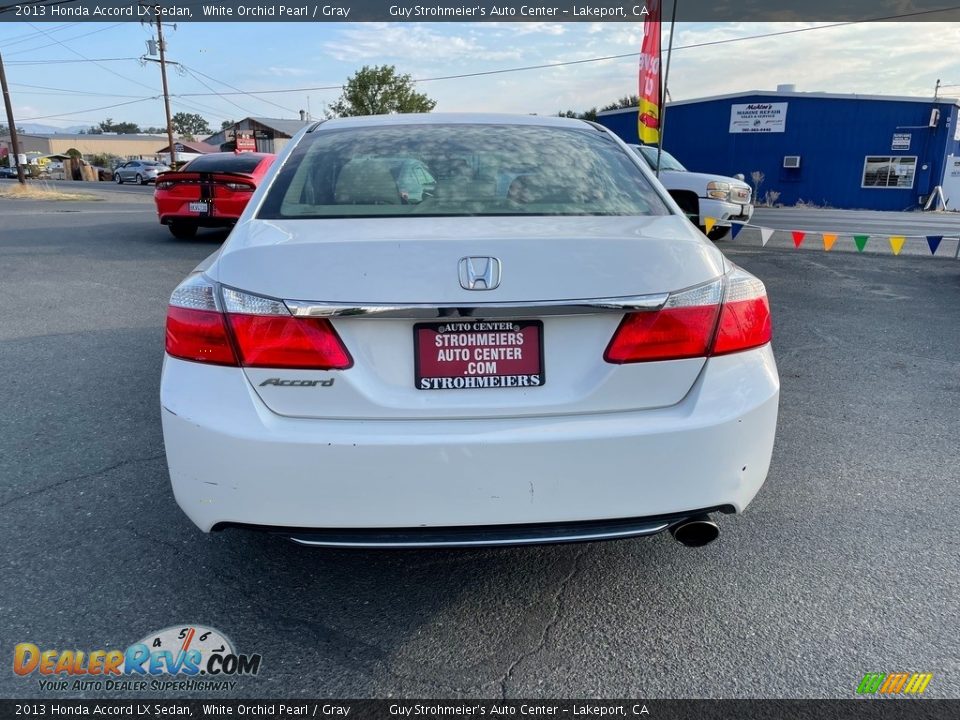 2013 Honda Accord LX Sedan White Orchid Pearl / Gray Photo #6