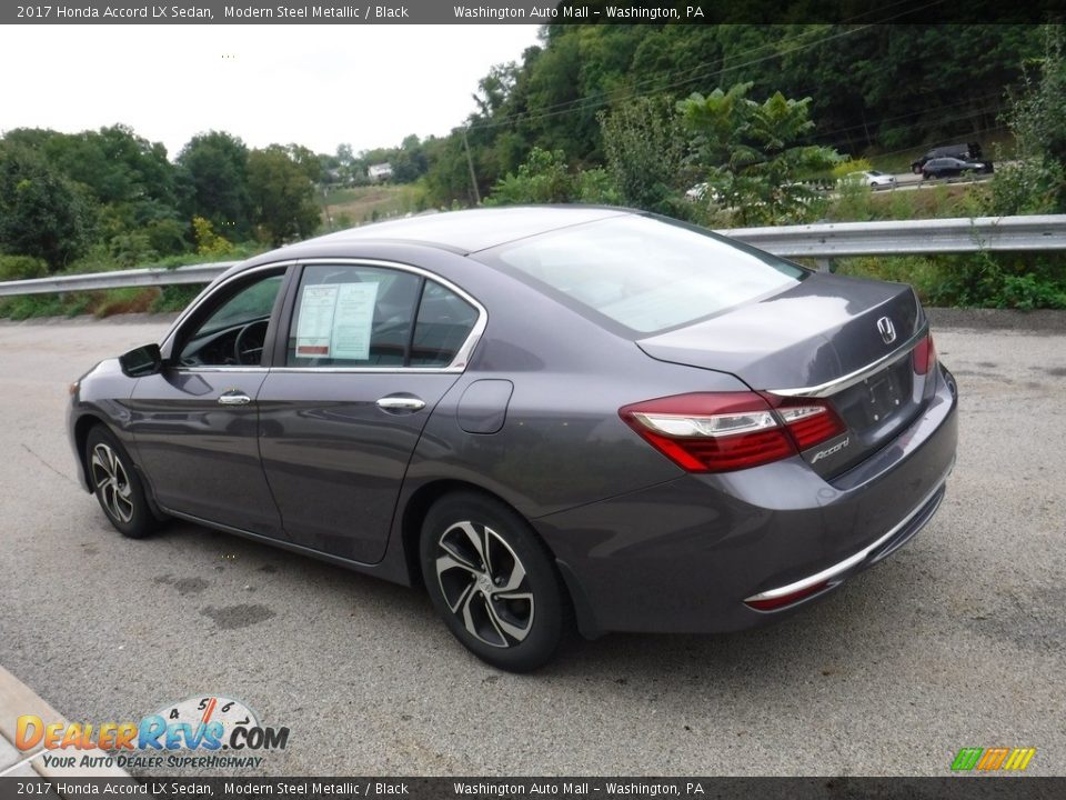 2017 Honda Accord LX Sedan Modern Steel Metallic / Black Photo #12