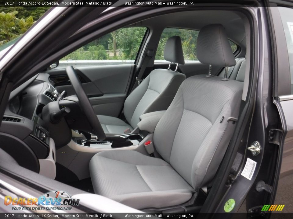 2017 Honda Accord LX Sedan Modern Steel Metallic / Black Photo #17