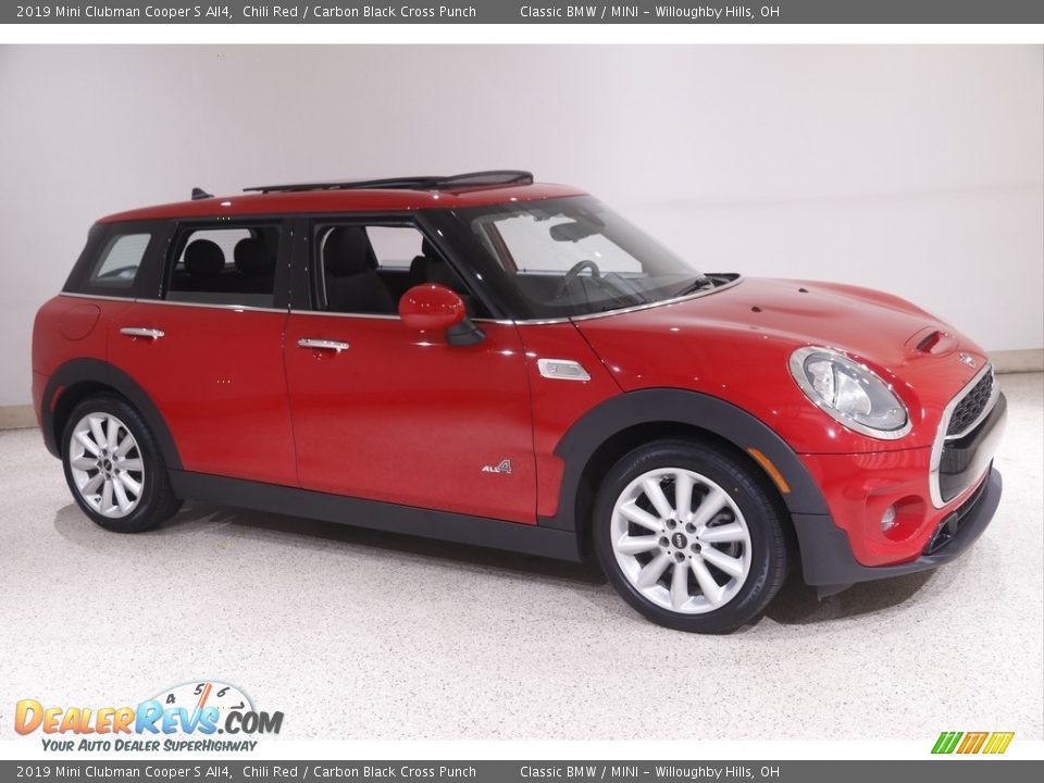 Chili Red 2019 Mini Clubman Cooper S All4 Photo #1