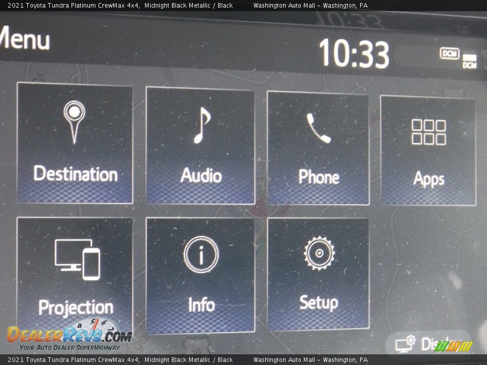 2021 Toyota Tundra Platinum CrewMax 4x4 Midnight Black Metallic / Black Photo #8