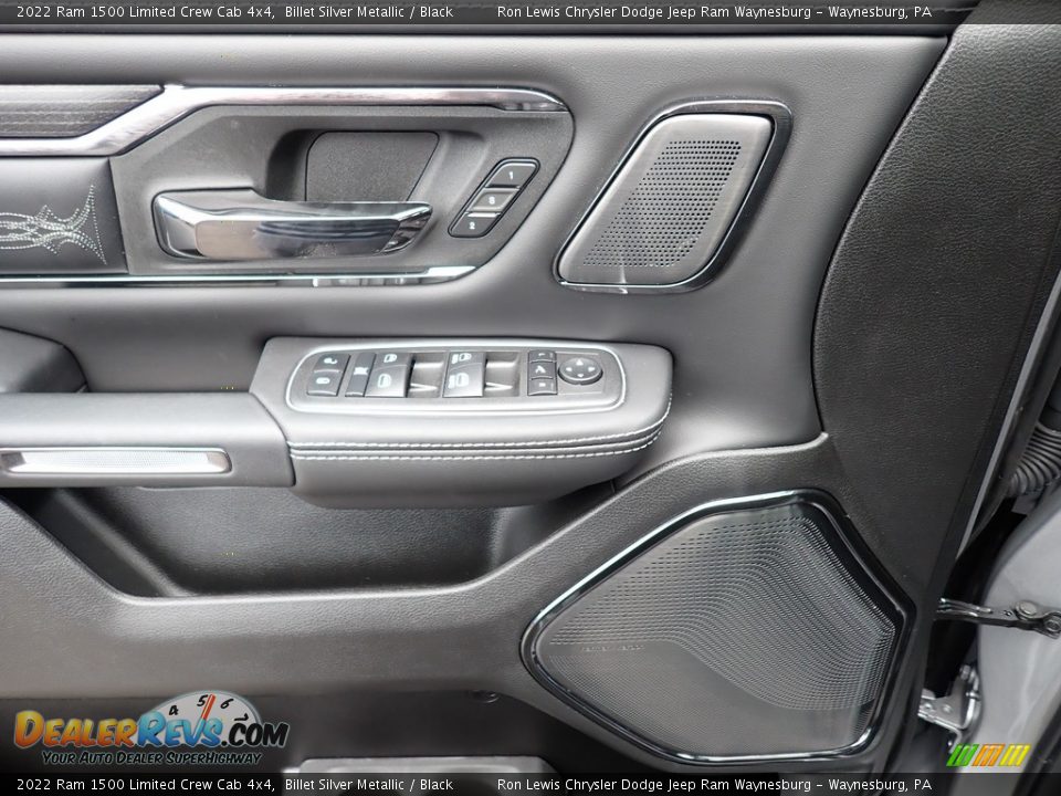 2022 Ram 1500 Limited Crew Cab 4x4 Billet Silver Metallic / Black Photo #13