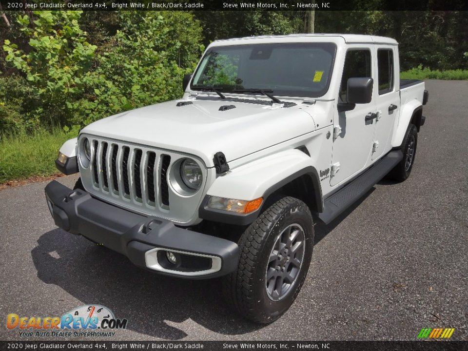 2020 Jeep Gladiator Overland 4x4 Bright White / Black/Dark Saddle Photo #2