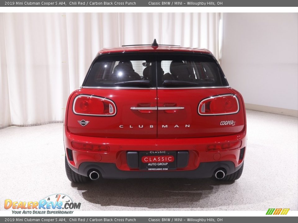 2019 Mini Clubman Cooper S All4 Chili Red / Carbon Black Cross Punch Photo #18