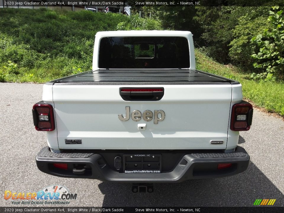 2020 Jeep Gladiator Overland 4x4 Bright White / Black/Dark Saddle Photo #6