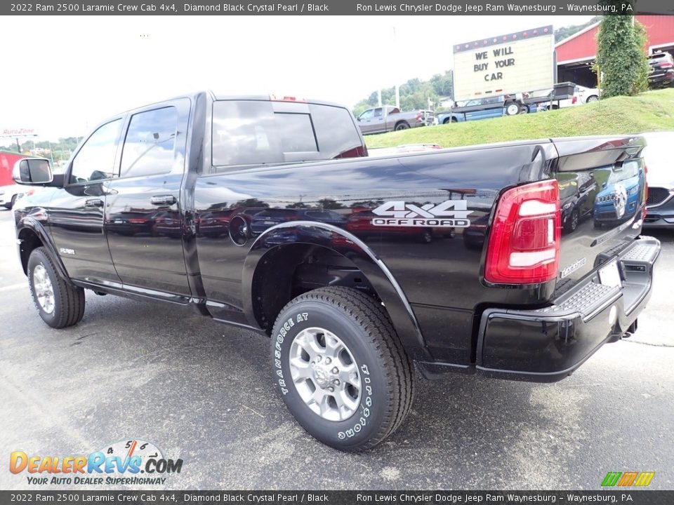 2022 Ram 2500 Laramie Crew Cab 4x4 Diamond Black Crystal Pearl / Black Photo #3