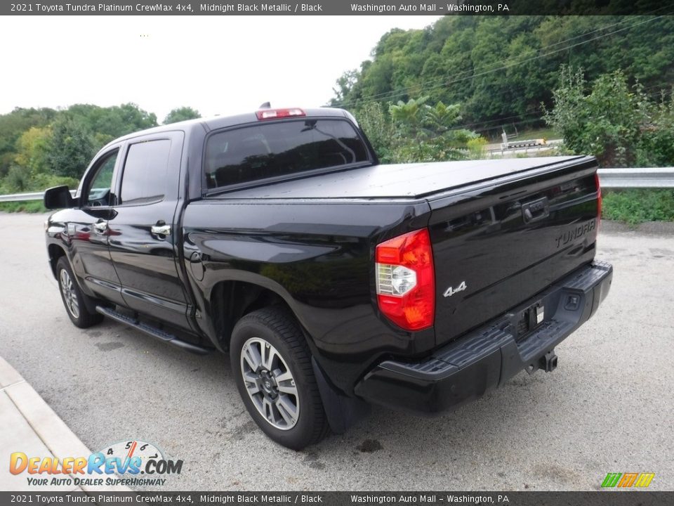 2021 Toyota Tundra Platinum CrewMax 4x4 Midnight Black Metallic / Black Photo #19