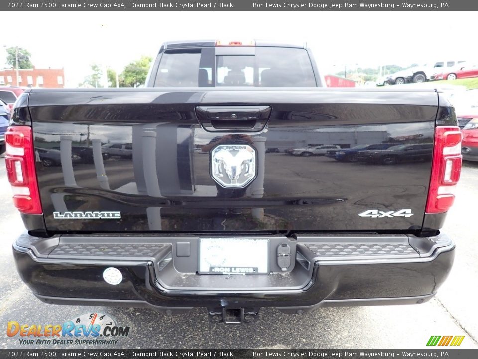 2022 Ram 2500 Laramie Crew Cab 4x4 Diamond Black Crystal Pearl / Black Photo #4