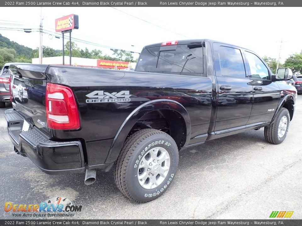 2022 Ram 2500 Laramie Crew Cab 4x4 Diamond Black Crystal Pearl / Black Photo #5