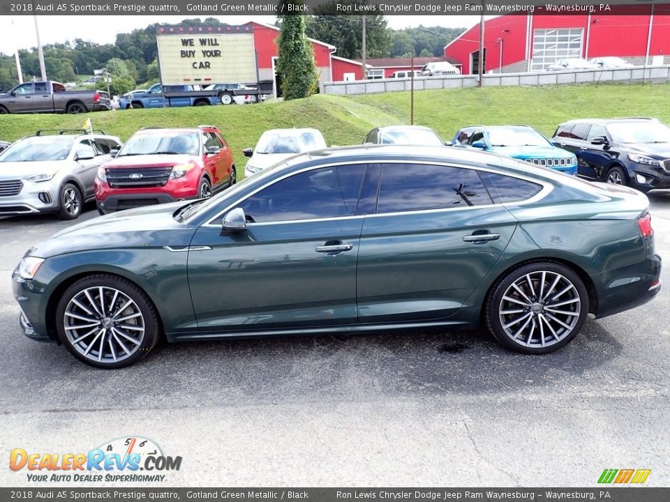 Gotland Green Metallic 2018 Audi A5 Sportback Prestige quattro Photo #2