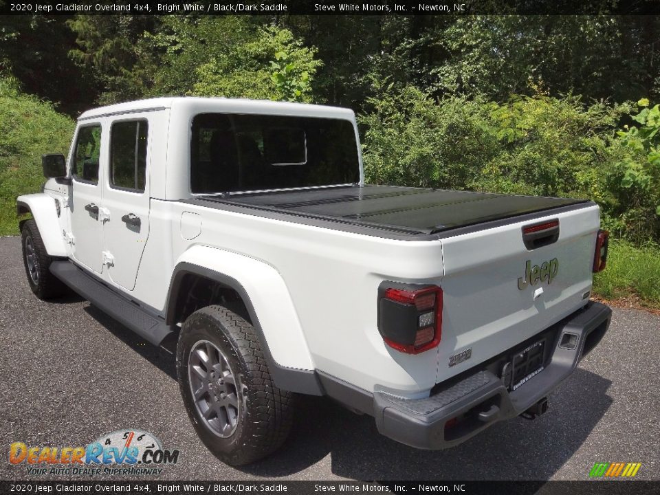 2020 Jeep Gladiator Overland 4x4 Bright White / Black/Dark Saddle Photo #10