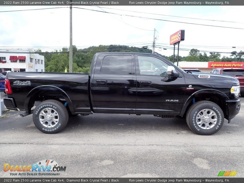 2022 Ram 2500 Laramie Crew Cab 4x4 Diamond Black Crystal Pearl / Black Photo #6