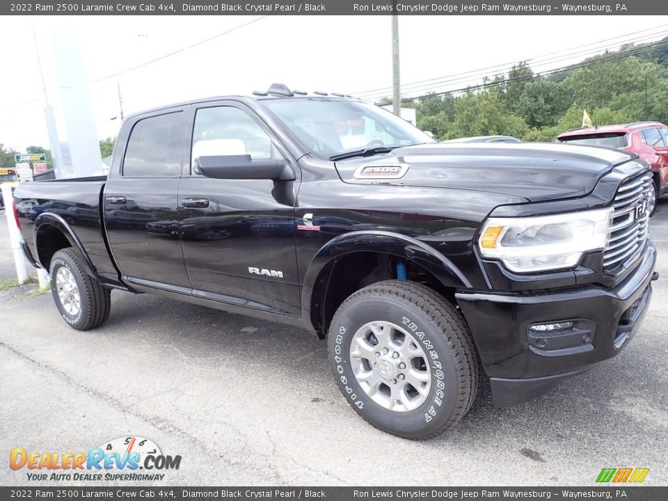 2022 Ram 2500 Laramie Crew Cab 4x4 Diamond Black Crystal Pearl / Black Photo #7