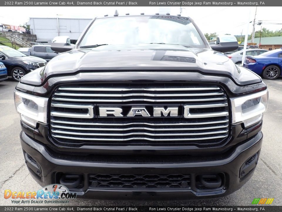 2022 Ram 2500 Laramie Crew Cab 4x4 Diamond Black Crystal Pearl / Black Photo #8