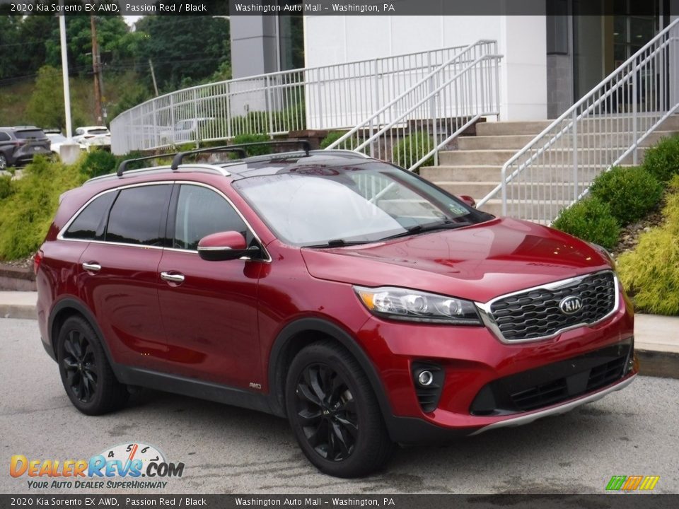 2020 Kia Sorento EX AWD Passion Red / Black Photo #1