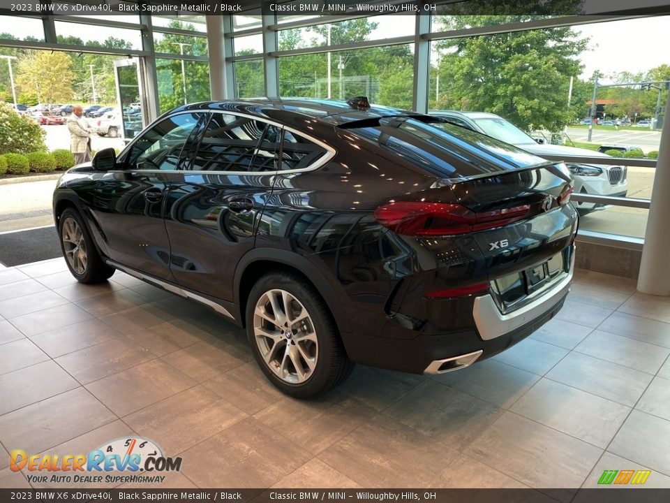 2023 BMW X6 xDrive40i Black Sapphire Metallic / Black Photo #2