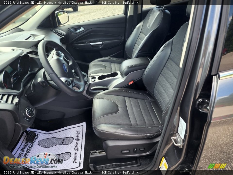 2016 Ford Escape SE 4WD Magnetic Metallic / Charcoal Black Photo #11