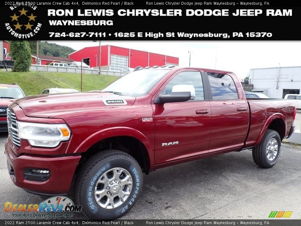 2022 Ram 2500 Laramie Crew Cab 4x4 Delmonico Red Pearl / Black Photo #1