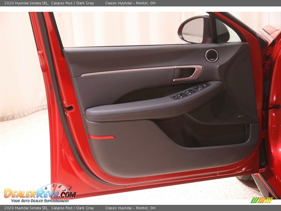 2020 Hyundai Sonata SEL Calypso Red / Dark Gray Photo #4