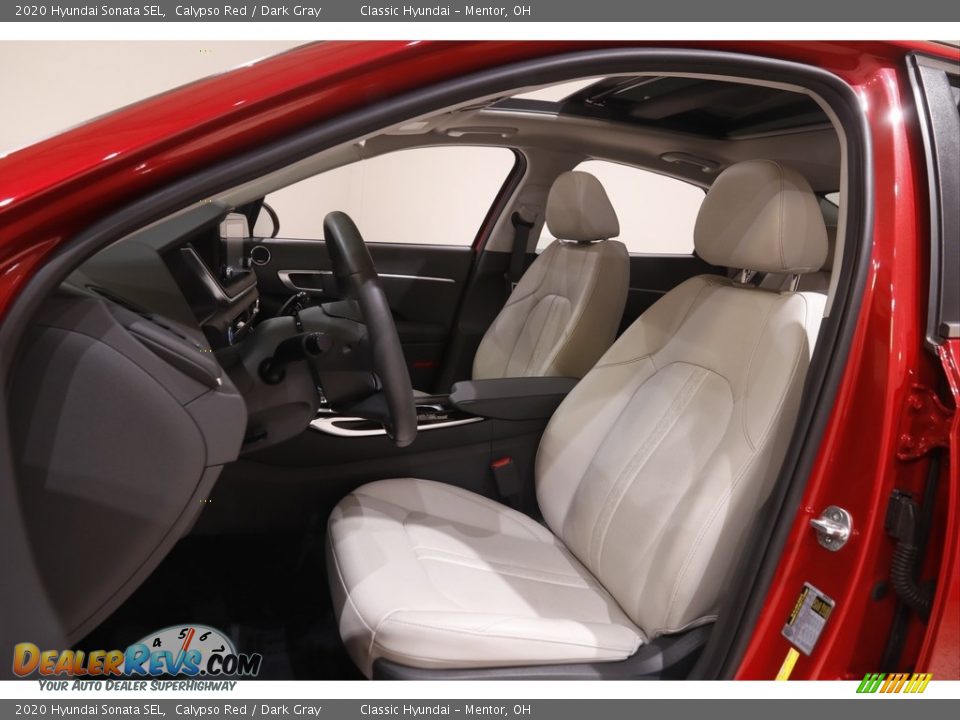 2020 Hyundai Sonata SEL Calypso Red / Dark Gray Photo #5