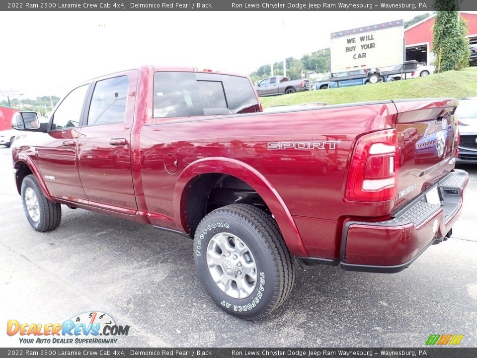 2022 Ram 2500 Laramie Crew Cab 4x4 Delmonico Red Pearl / Black Photo #3