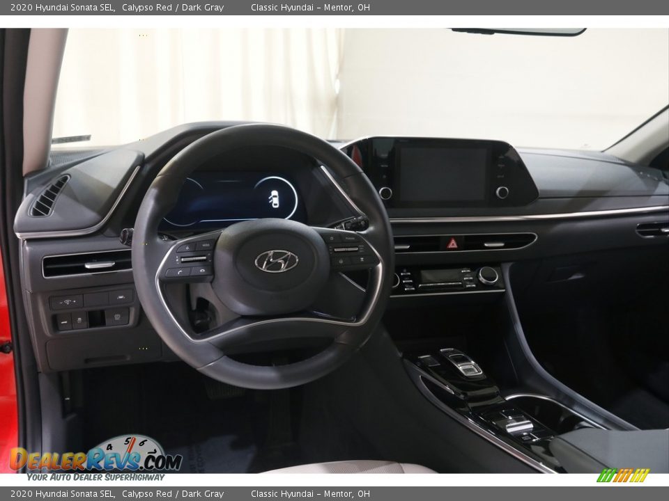 2020 Hyundai Sonata SEL Calypso Red / Dark Gray Photo #6