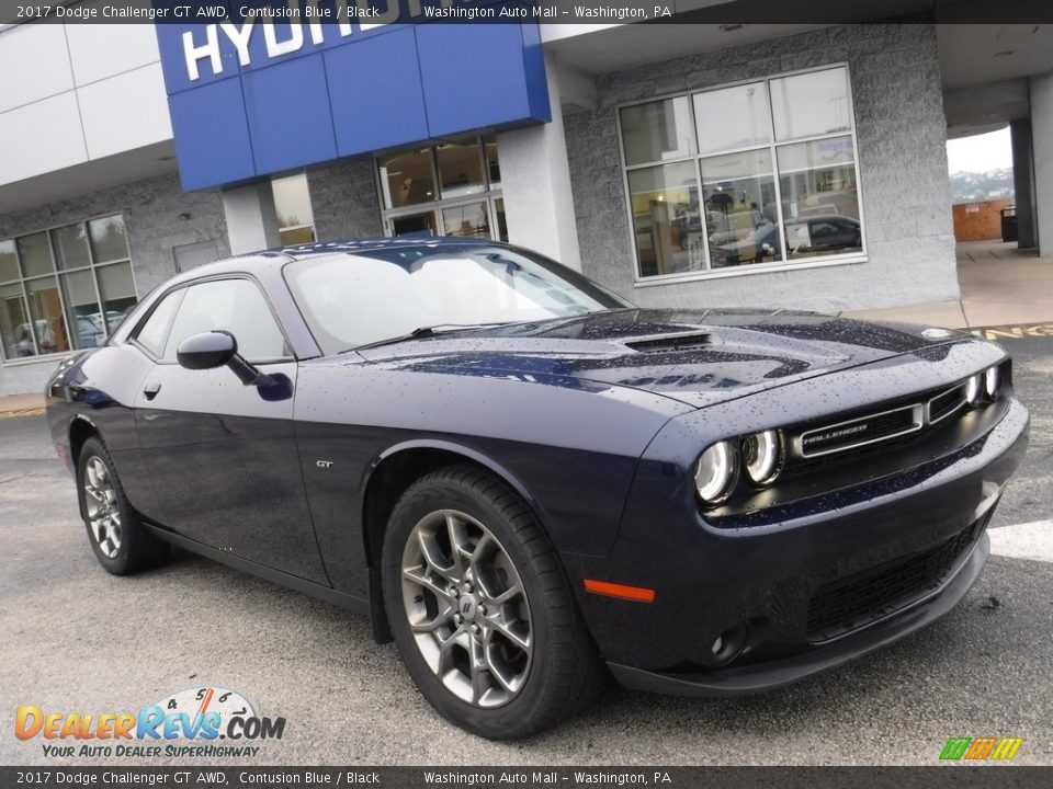 2017 Dodge Challenger GT AWD Contusion Blue / Black Photo #1