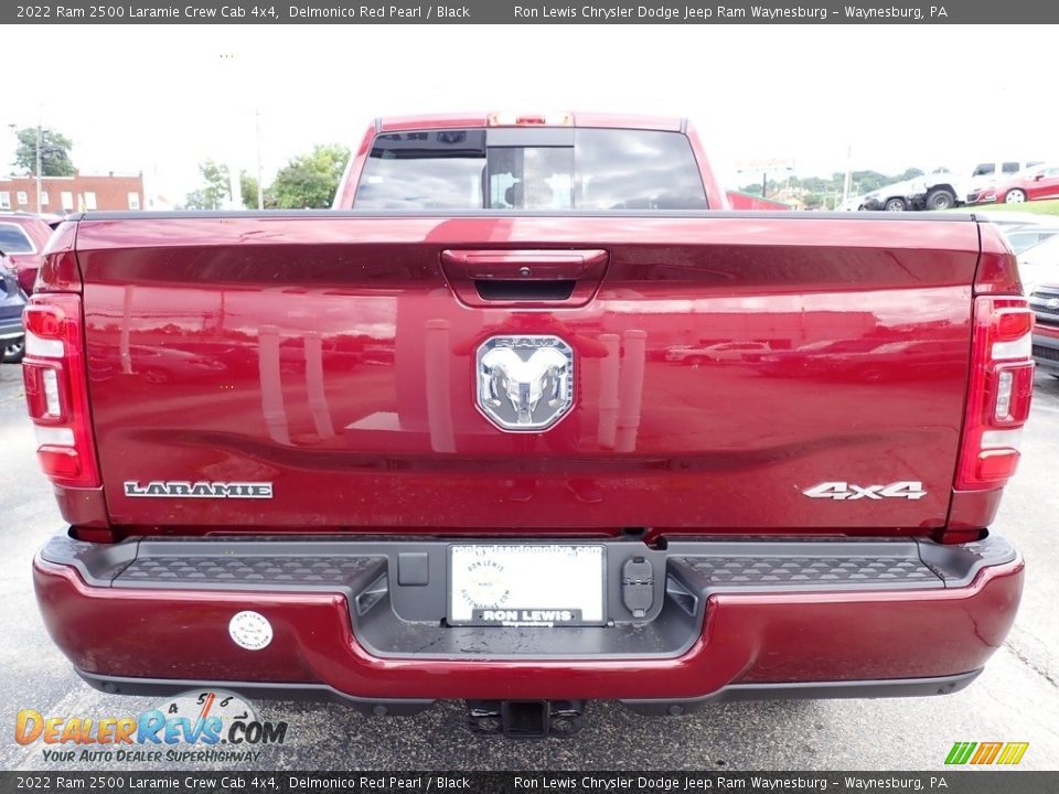 2022 Ram 2500 Laramie Crew Cab 4x4 Delmonico Red Pearl / Black Photo #4