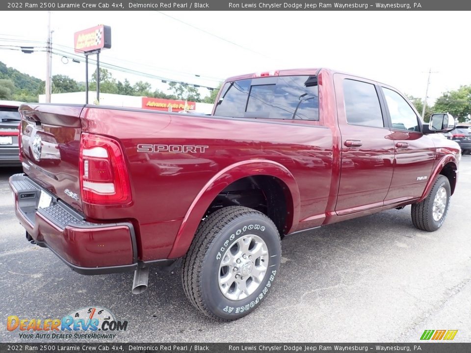 2022 Ram 2500 Laramie Crew Cab 4x4 Delmonico Red Pearl / Black Photo #5