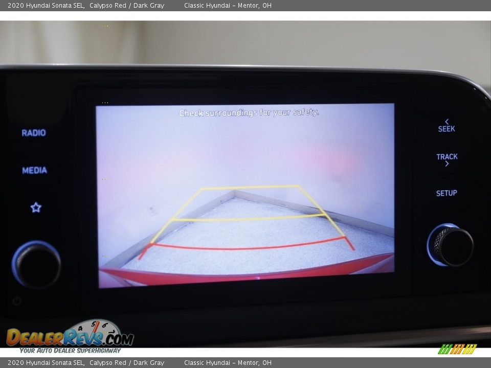 2020 Hyundai Sonata SEL Calypso Red / Dark Gray Photo #11