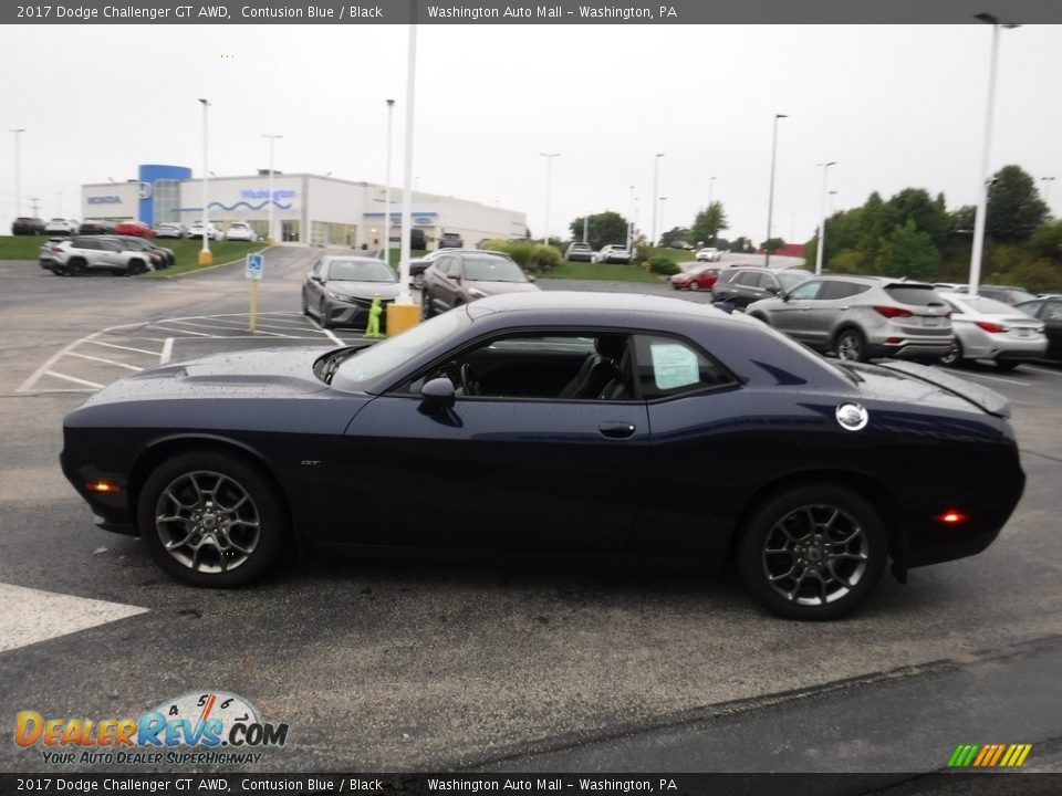 2017 Dodge Challenger GT AWD Contusion Blue / Black Photo #6