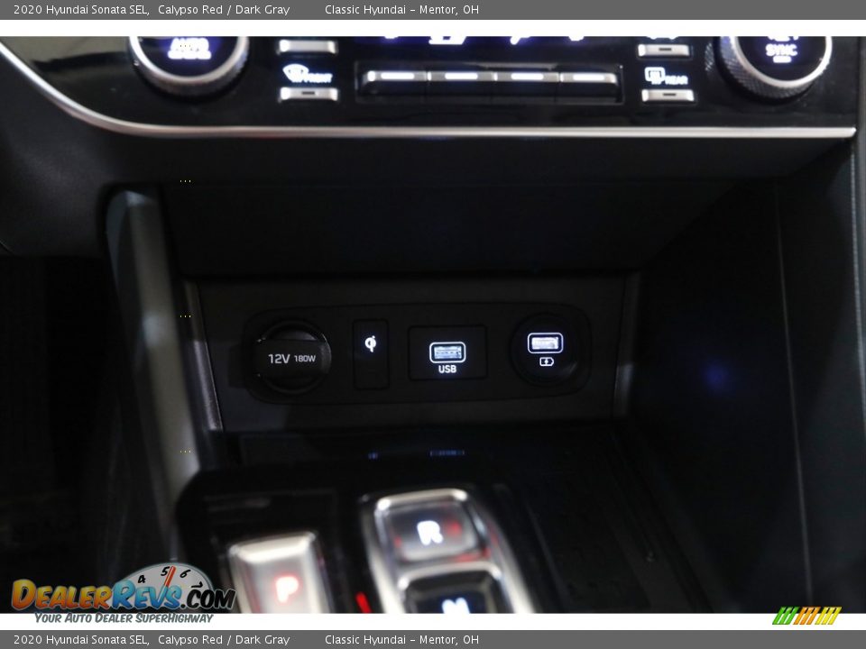 2020 Hyundai Sonata SEL Calypso Red / Dark Gray Photo #13