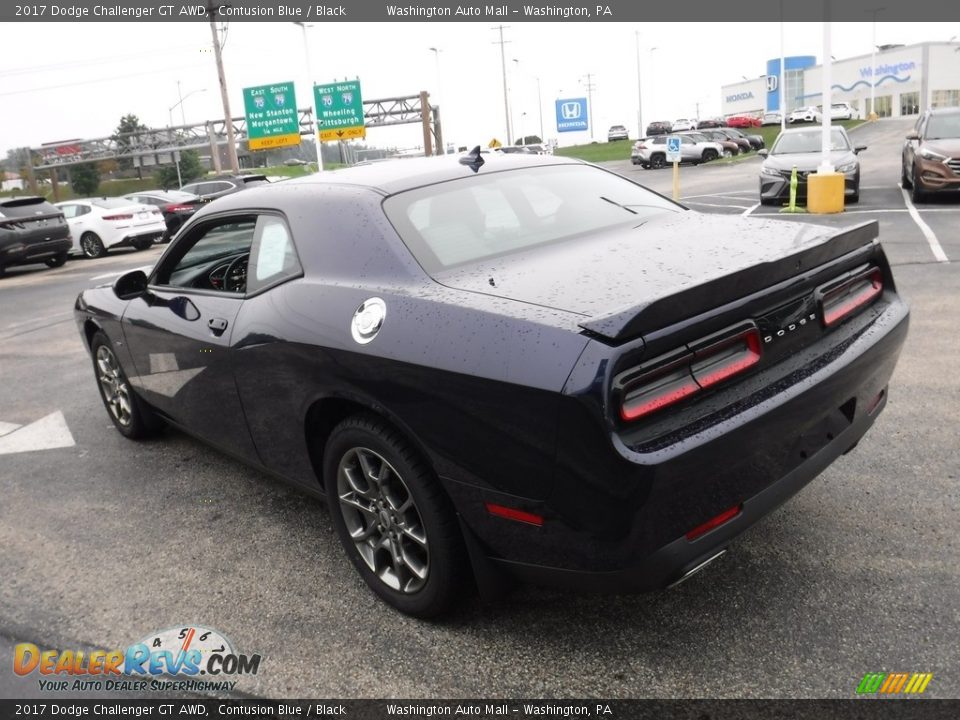 2017 Dodge Challenger GT AWD Contusion Blue / Black Photo #7