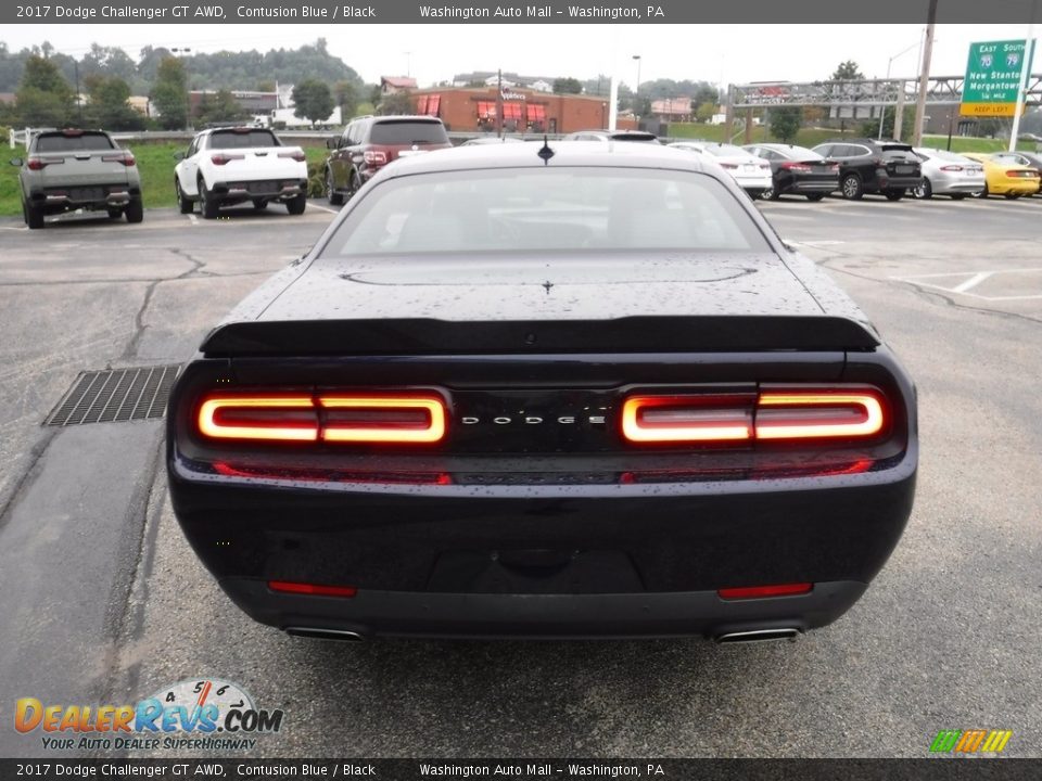 2017 Dodge Challenger GT AWD Contusion Blue / Black Photo #9