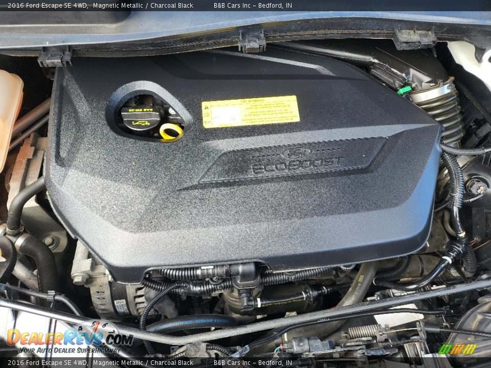 2016 Ford Escape SE 4WD Magnetic Metallic / Charcoal Black Photo #27