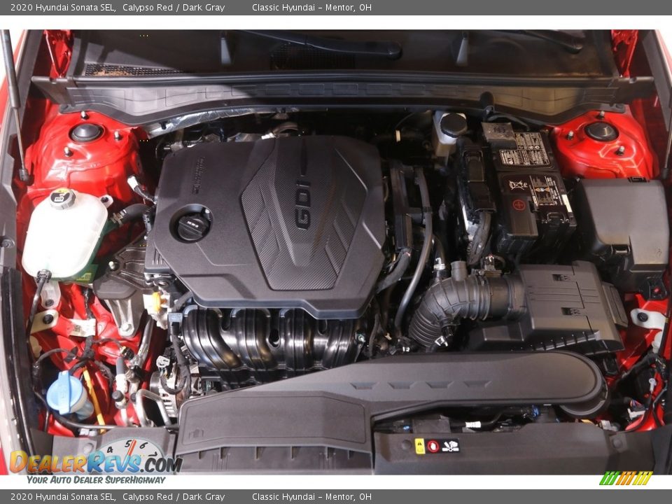 2020 Hyundai Sonata SEL Calypso Red / Dark Gray Photo #19
