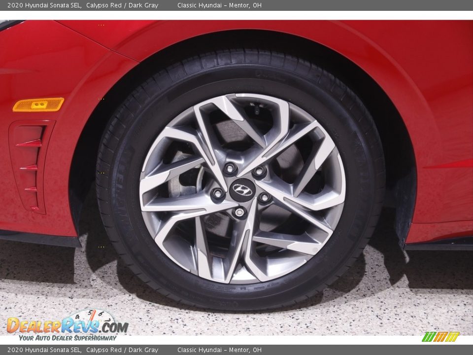 2020 Hyundai Sonata SEL Calypso Red / Dark Gray Photo #20