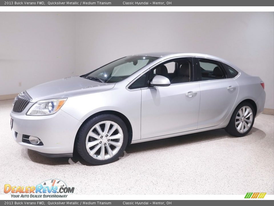 2013 Buick Verano FWD Quicksilver Metallic / Medium Titanium Photo #3