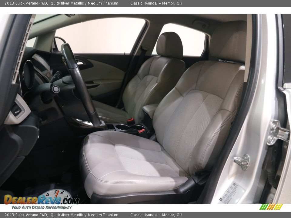 2013 Buick Verano FWD Quicksilver Metallic / Medium Titanium Photo #5