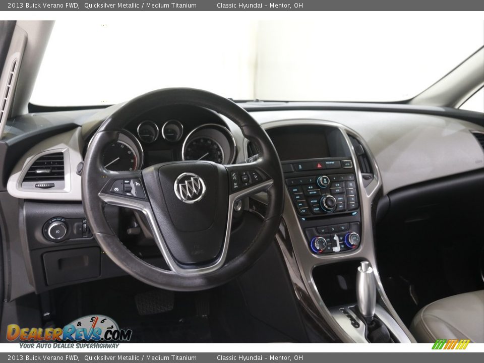 2013 Buick Verano FWD Quicksilver Metallic / Medium Titanium Photo #6