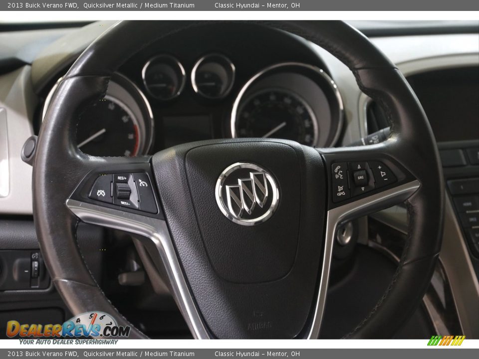 2013 Buick Verano FWD Quicksilver Metallic / Medium Titanium Photo #7