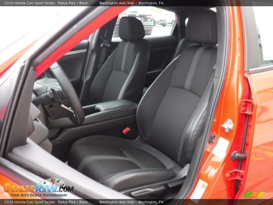 2019 Honda Civic Sport Sedan Rallye Red / Black Photo #11