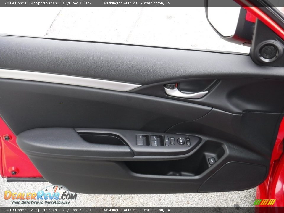 2019 Honda Civic Sport Sedan Rallye Red / Black Photo #13
