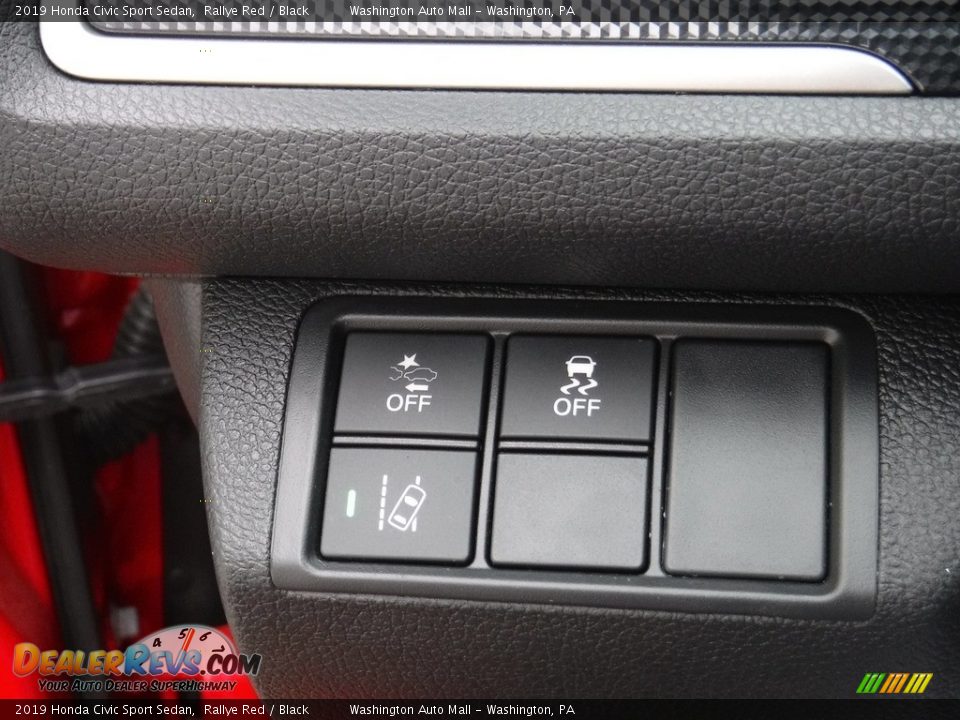 2019 Honda Civic Sport Sedan Rallye Red / Black Photo #14